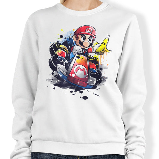Go Kart Watercolor - Sweatshirt