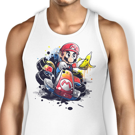 Go Kart Watercolor - Tank Top