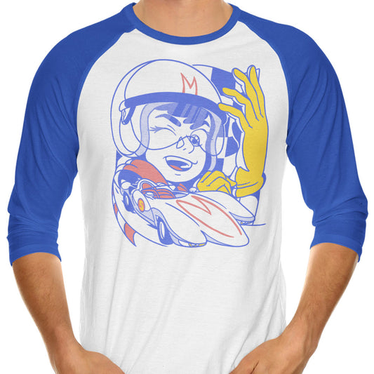 Go Speed, Go! - 3/4 Sleeve Raglan T-Shirt