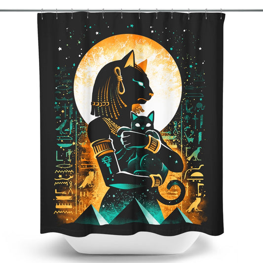 Goddess of Cats - Shower Curtain