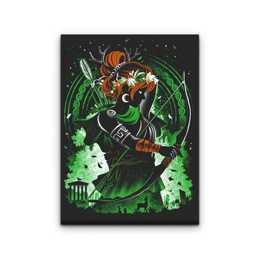 Goddess of Hunting - Canvas Print