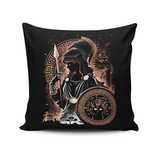 Goddess of Wisdom, Arts, and War - Throw Pillow
