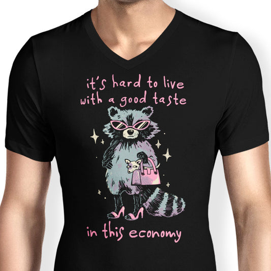 Good Taste Raccoon - Men's V-Neck