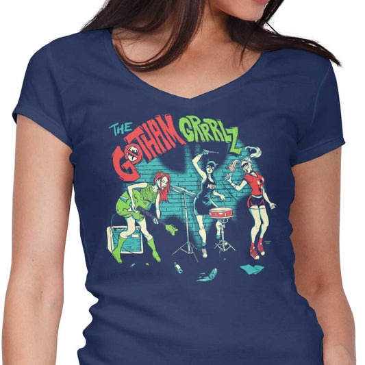 Gotham Grrls - Women's V-Neck