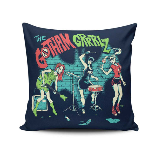Gotham Grrls - Throw Pillow