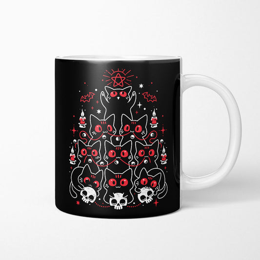 Gothic Christmas Kittens - Mug