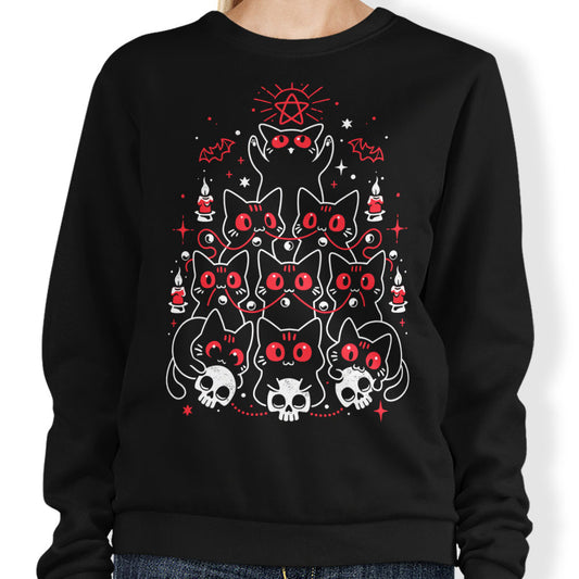 Gothic Christmas Kittens - Sweatshirt