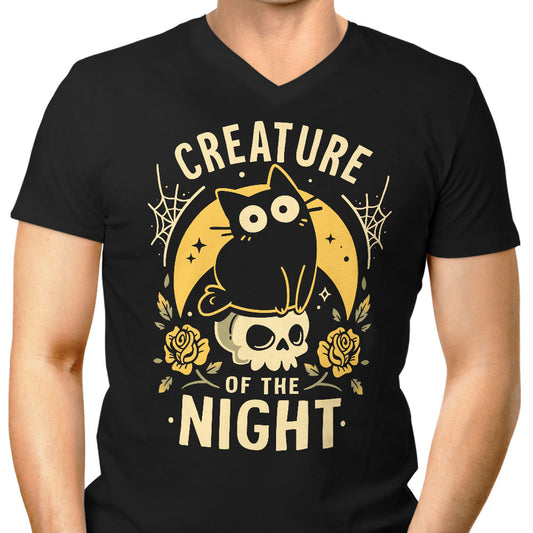 Gothic Night Cat - Men's V-Neck