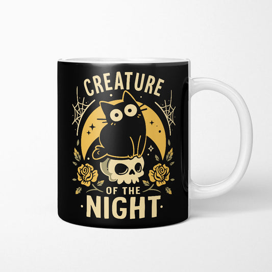 Gothic Night Cat - Mug