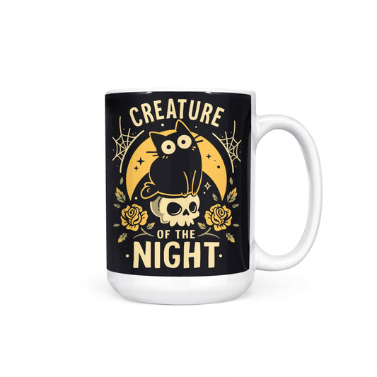 Gothic Night Cat - Mug