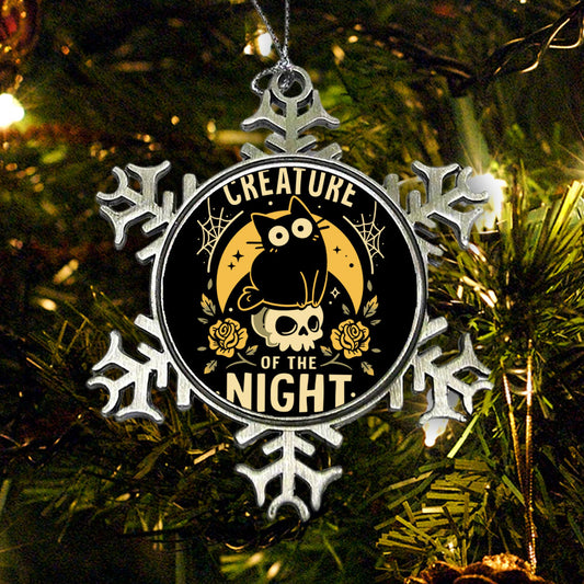 Gothic Night Cat - Ornament