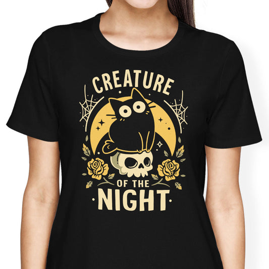 Gothic Night Cat - Women's Apparel