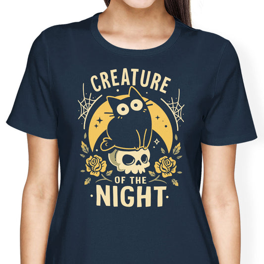 Gothic Night Cat - Women's Apparel