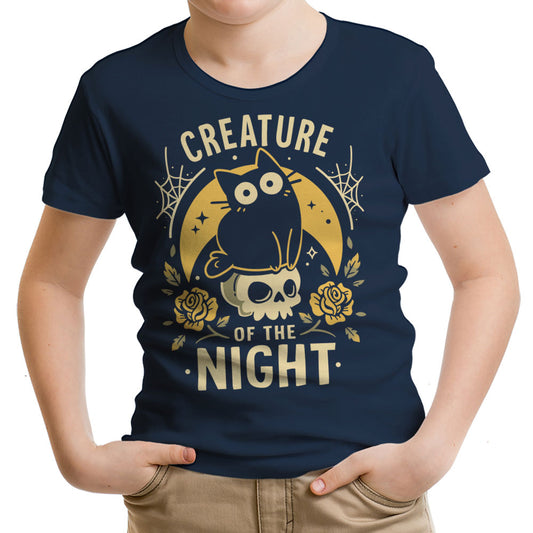 Gothic Night Cat - Youth Apparel
