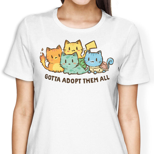 Gotta Adopt 'Em All - Women's Apparel