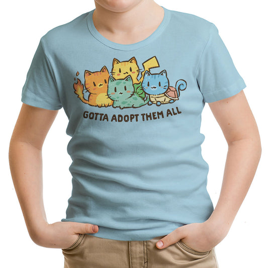 Gotta Adopt 'Em All - Youth Apparel