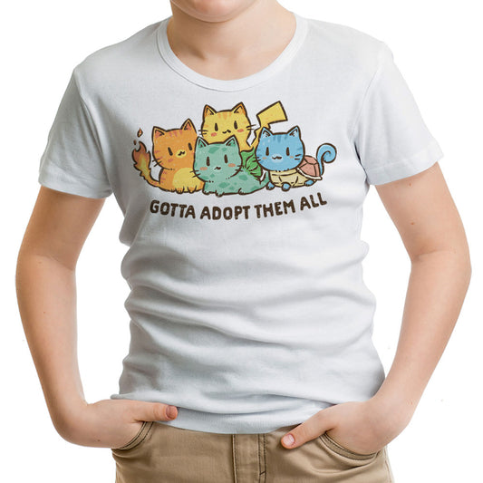 Gotta Adopt 'Em All - Youth Apparel
