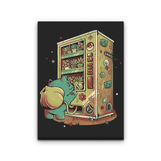 Grass Vending Machine - Canvas Print
