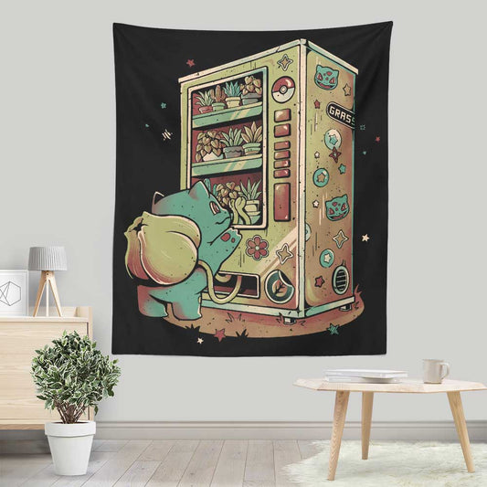 Grass Vending Machine - Wall Tapestry