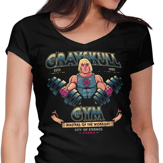 Grayskull Gym - Women's V-Neck