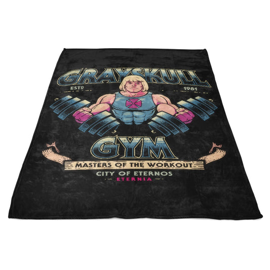 Grayskull Gym - Fleece Blanket