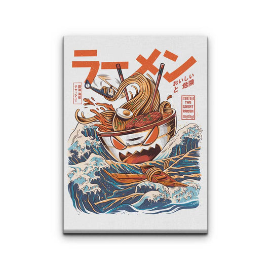Great Ramen Off Kanagawa - Canvas Print