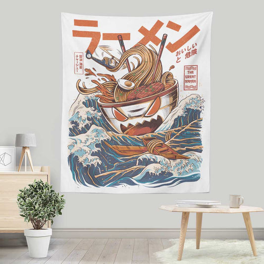 Great Ramen Off Kanagawa - Wall Tapestry
