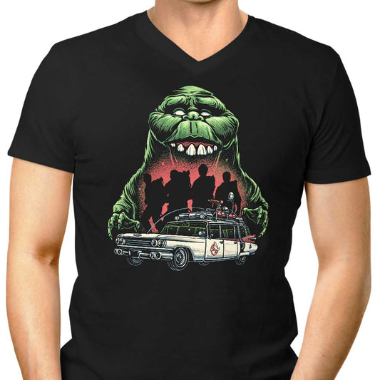 Green Slime Time - Men's V-Neck