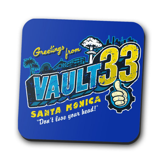 Greetings from 33 - Coasters