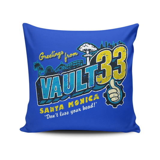 Greetings from 33 - Throw Pillow
