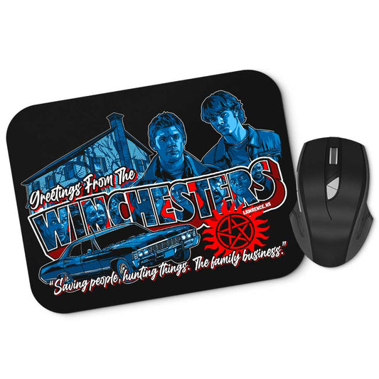 Greetings from Lawrence - Mousepad