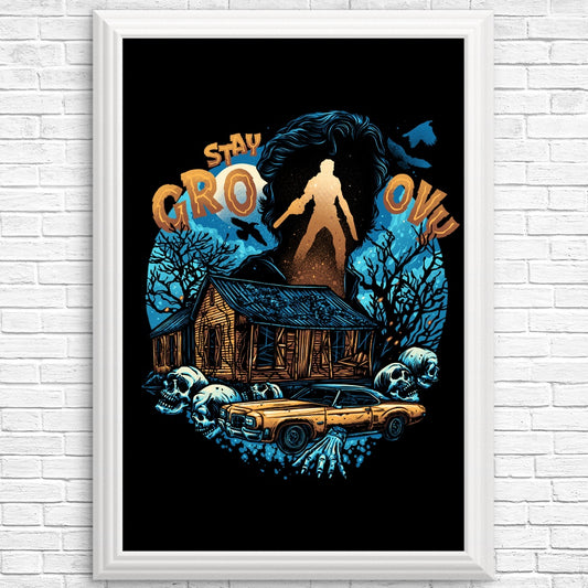 Groovy Cabin - Posters & Prints