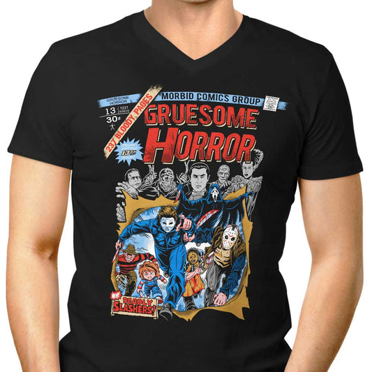 Gruesome Horror - Men's V-Neck