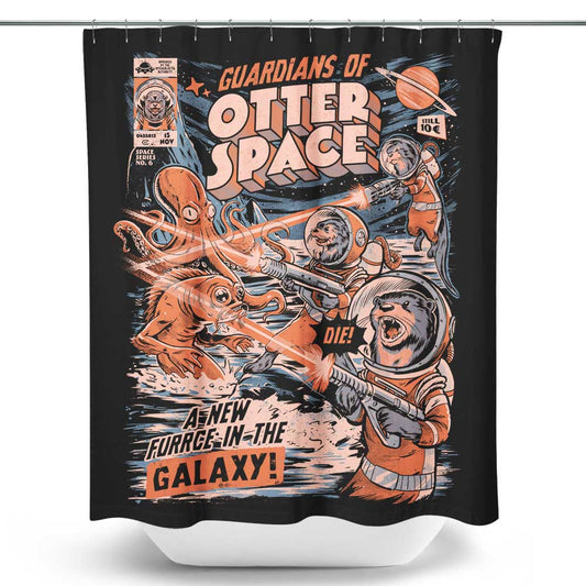 Guardians of Otter Space - Shower Curtain