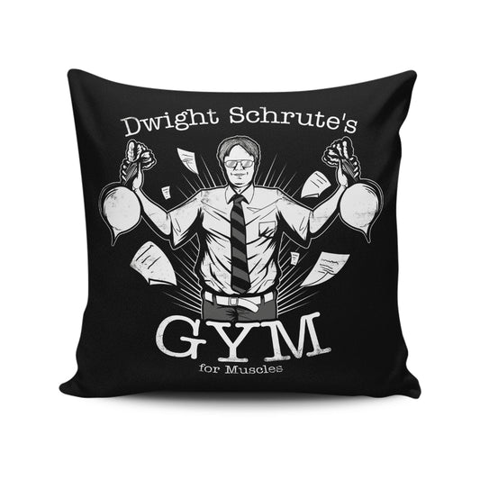 Gym for Muscles - Throw Pillow