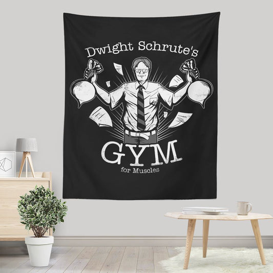 Gym for Muscles - Wall Tapestry