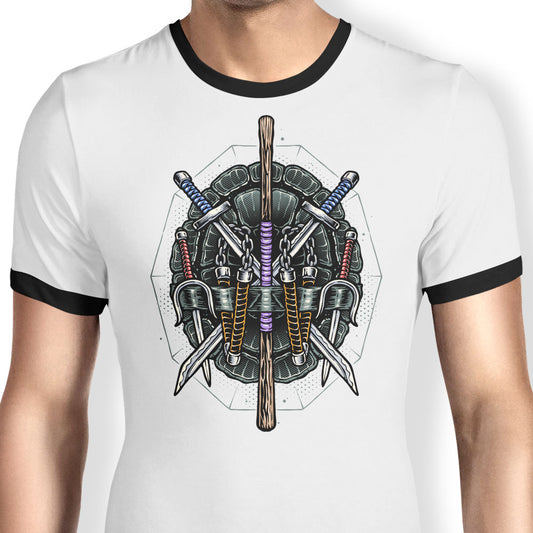 Half Shelled Weaponry - Ringer T-Shirt