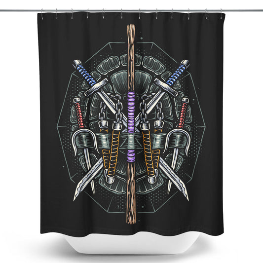 Half Shelled Weaponry - Shower Curtain