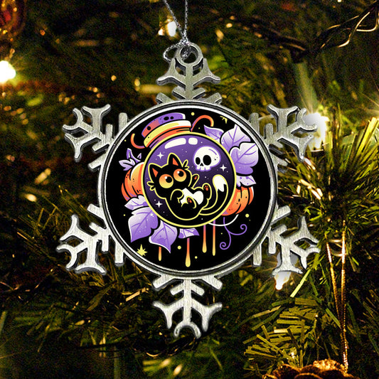 Halloween Bottled Kitten - Ornament