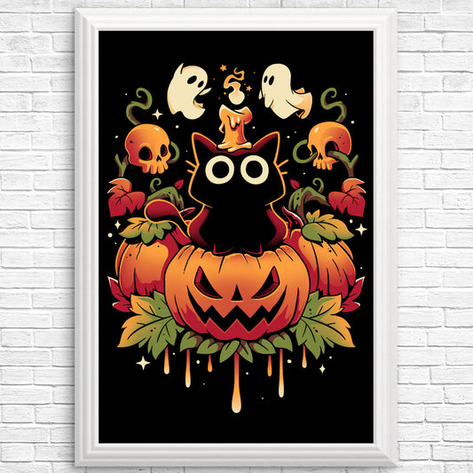 Halloween Candle Trick - Posters & Prints