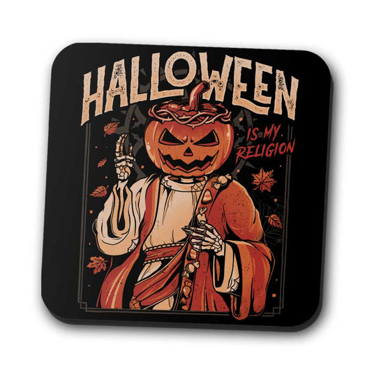 Halloween is My Religion - Coasters
