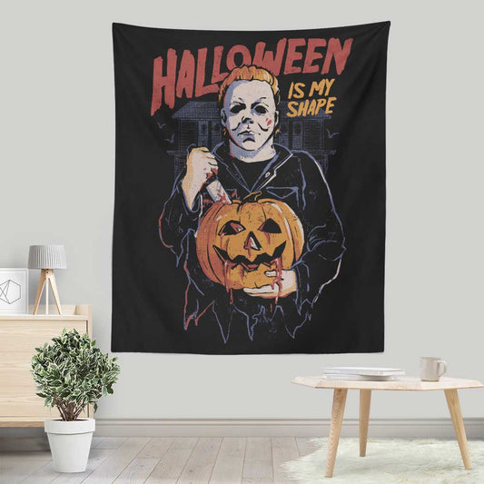 Halloween is My Shape - Wall Tapestry