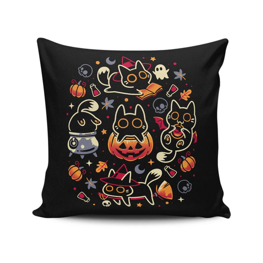 Halloween Kitty Party - Throw Pillow