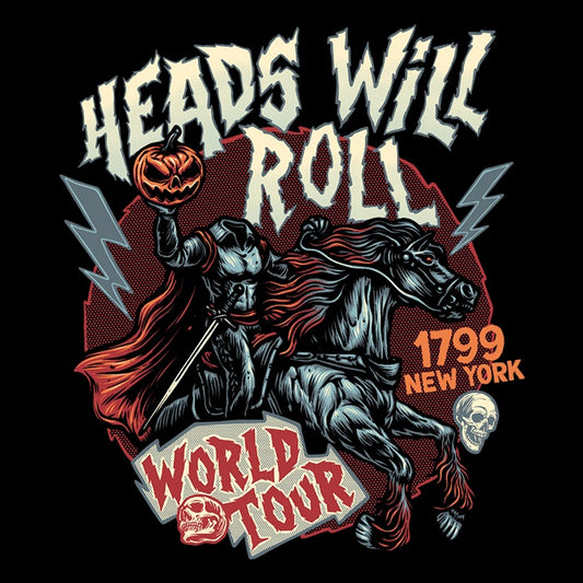 Heads Will Roll - 3/4 Sleeve Raglan T-Shirt