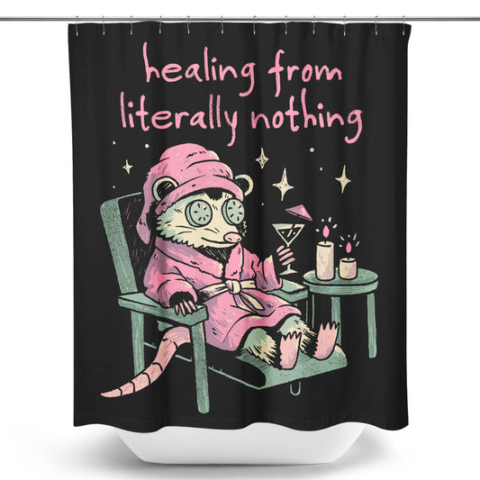 Healing From Nothing - Shower Curtain