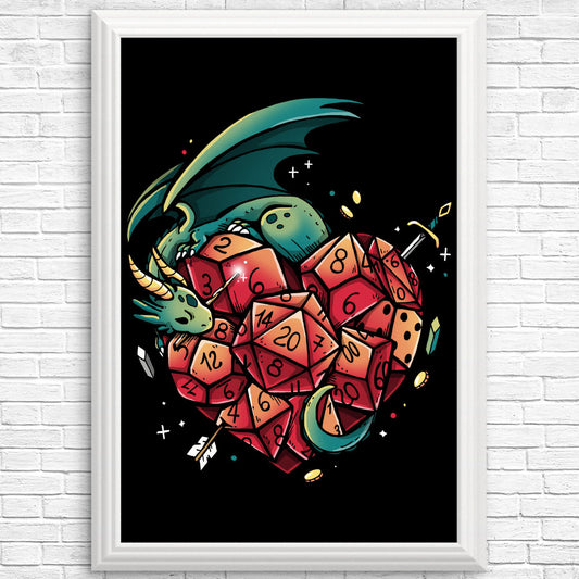 Heart of a Gamer - Posters & Prints