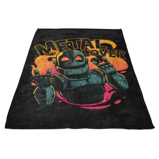 Heavy Metal Heart - Fleece Blanket