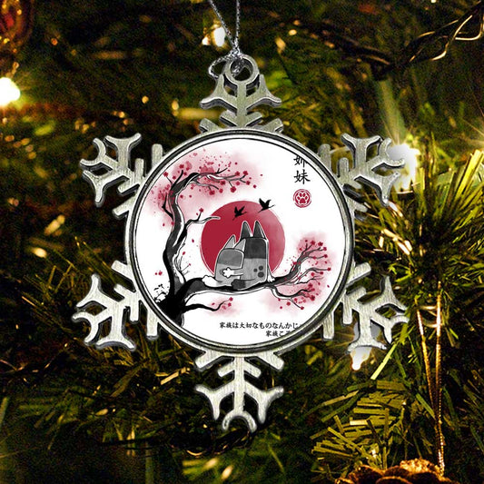 Heeler Sumi-e - Ornament