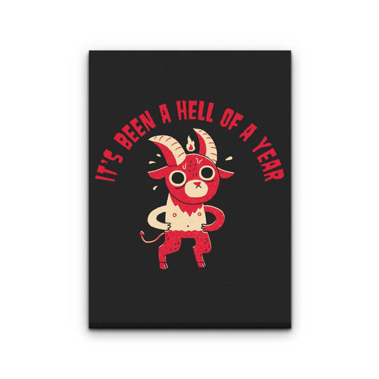 Hell of a Year - Canvas Print