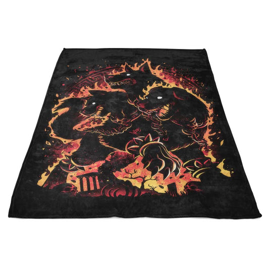 Hellhound Unleashed - Fleece Blanket